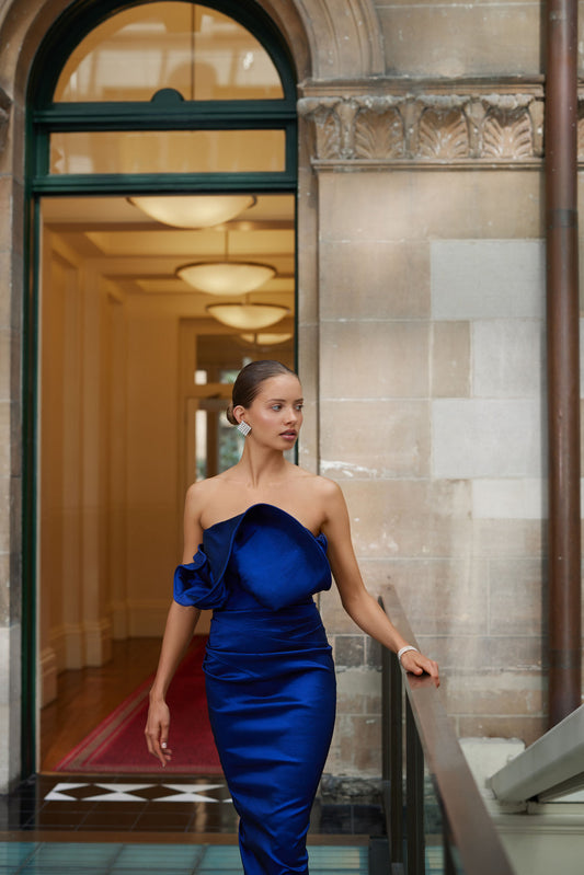 Elle Zeitoune Miles Cobalt Dress