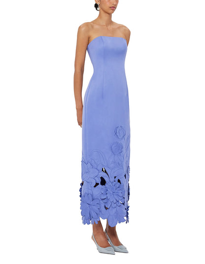 Leo Lin Rayna Applique Bustier Dress