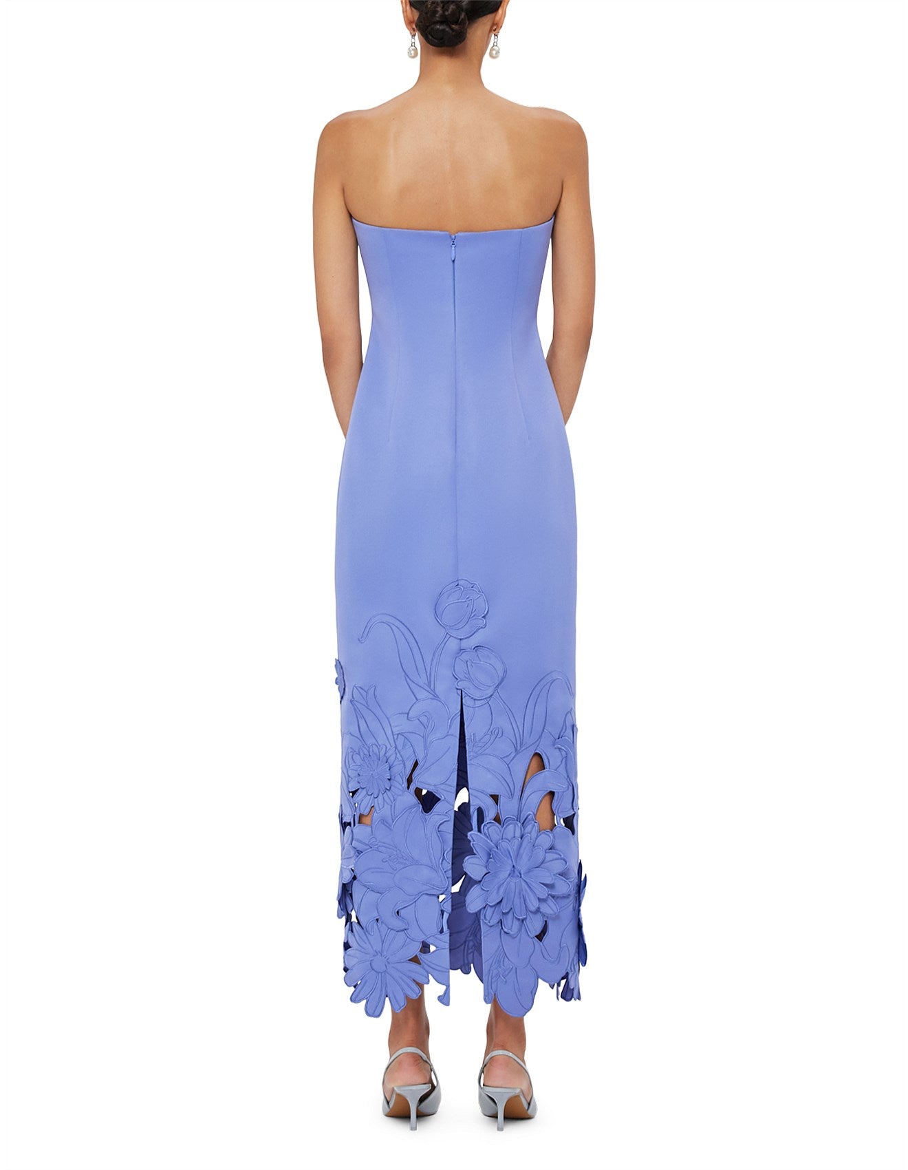 Leo Lin Rayna Applique Bustier Dress