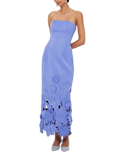 Leo Lin Rayna Applique Bustier Dress
