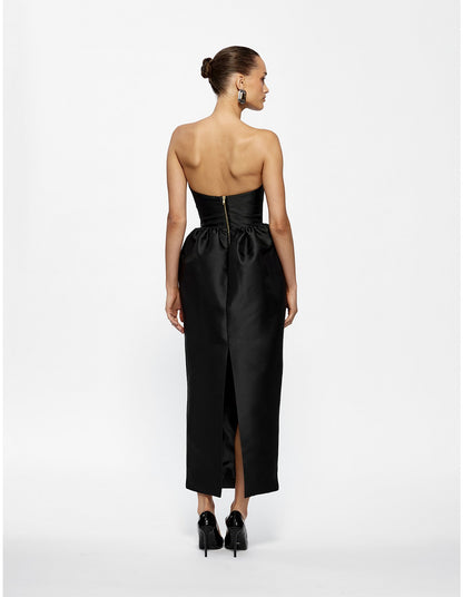 Effie Kats Lilia Curved Strapless Maxi
