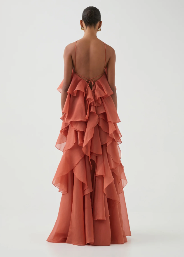 Aje Pandorea Layered Maxi Dress