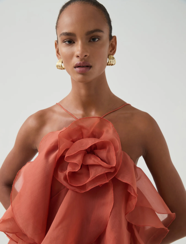 Aje Pandorea Layered Maxi Dress